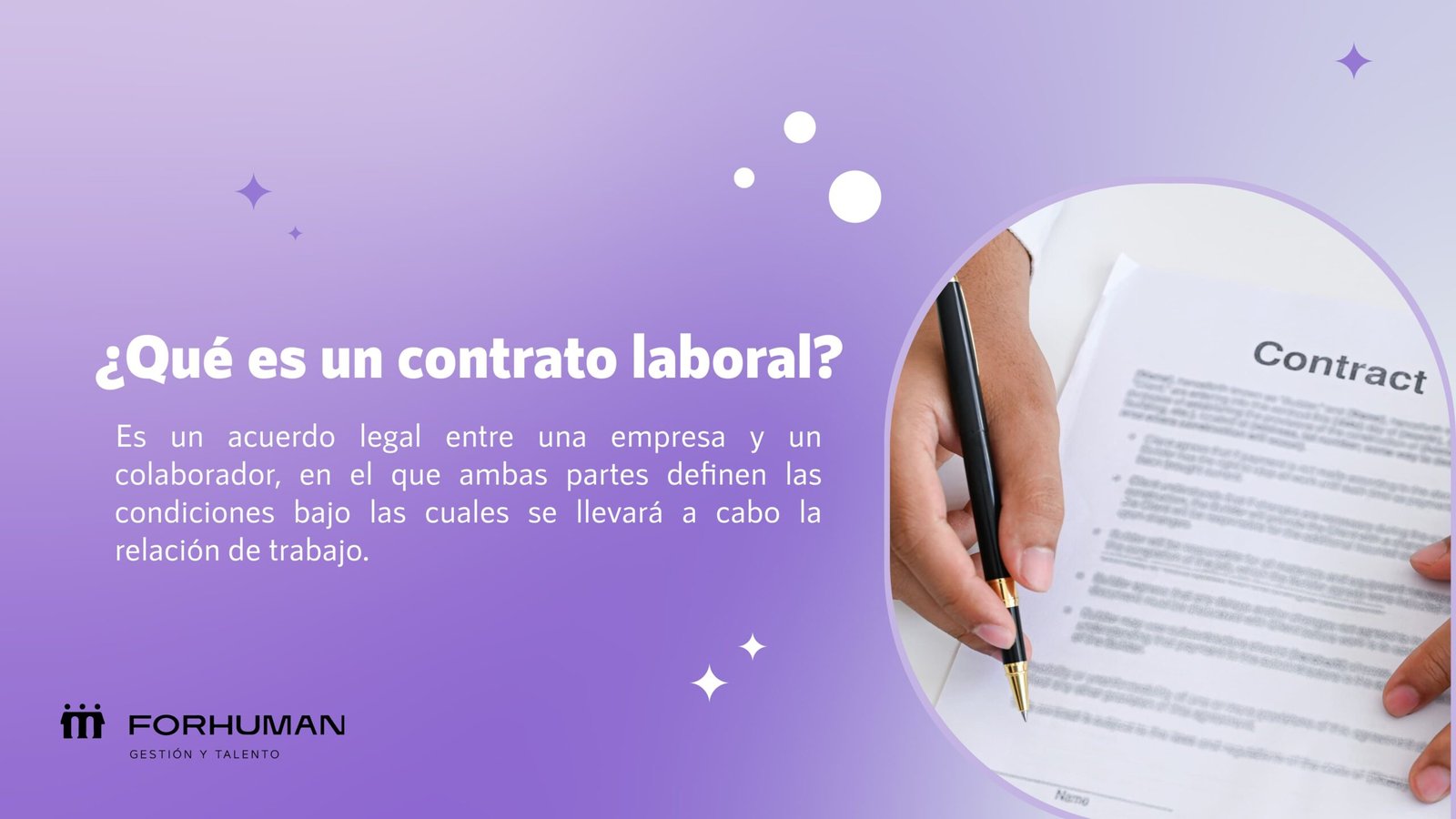 ¿Qué es un contrato laboral?